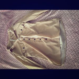 Polkadot Sheer Button Up